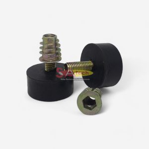 adjustable rubber feet